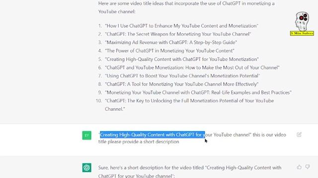 How to use chat gpt to seo YouTube videos. chatGpt ব্যবহার করে ভিডিও SEO করুন смотреть онлайн