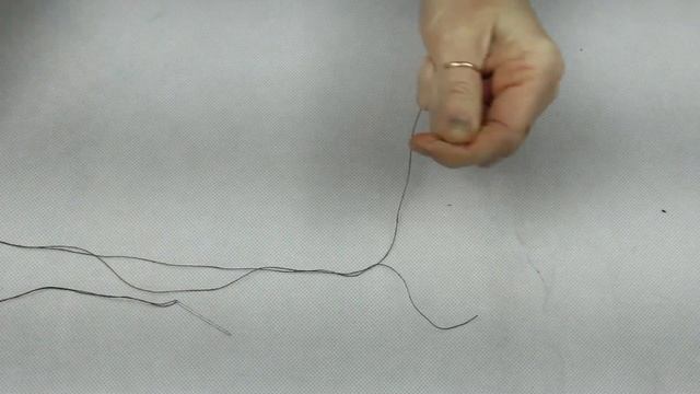 Как завязать узелок на нитке смотреть онлайн
