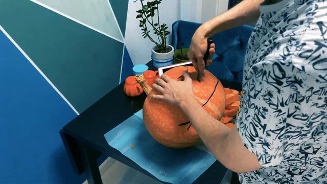 КАК СДЕЛАТЬ МАСКУ ИЗ ТЫКВы смотреть онлайн