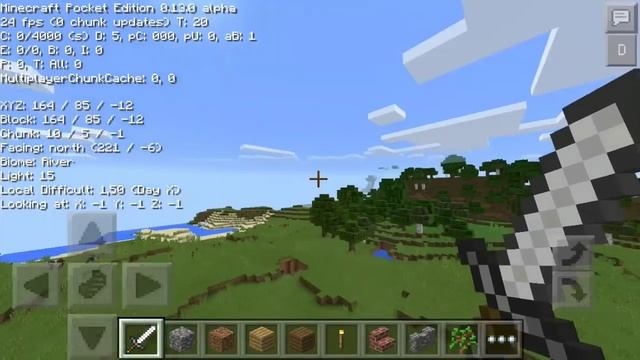 F3 BUTTON IN MCPE 0.13.0!!! - Debug Mod - Minecraft PE (Pocket Edition) смотреть онлайн