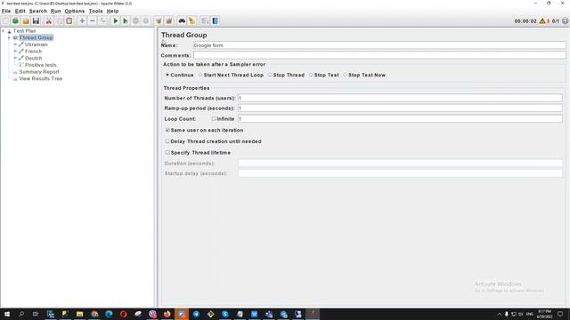 Response Codes. JMeter смотреть онлайн
