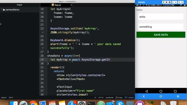 [Teaser] React Native Asyncstorage tutorial смотреть онлайн