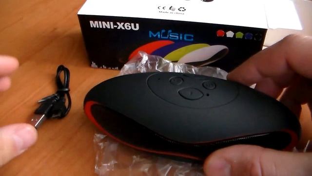 #3 Портативная bluetooth колонка MINI-X6U: что входит в комплект. Комплектация мини колонки X6U смотреть онлайн