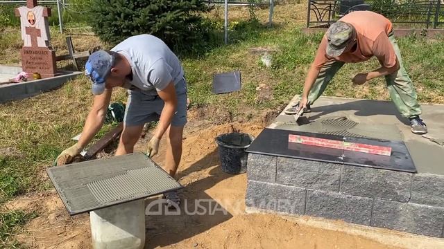 Укладка плитки на могиле_ustanovki.by смотреть онлайн