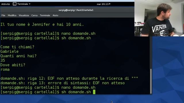 BASH SHELL (linux) - 3 puntata LIS смотреть онлайн
