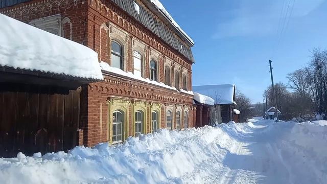 Старина дом. Дорога к дому. Зимняя зарисовка. смотреть онлайн