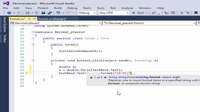 Programming C#: How can I determine number of decimal places in textbox смотреть онлайн