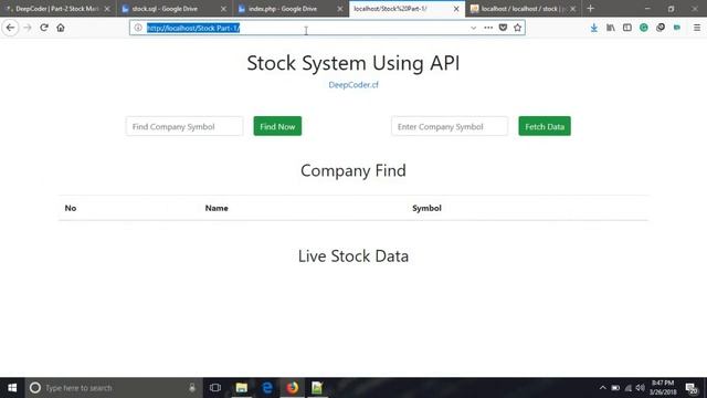 Part-2 Stock Market App Using PHP смотреть онлайн