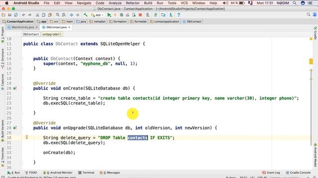 #7 قاعدة البيانات في الأندرويد - Working With SQLITE DataBase in Android смотреть онлайн