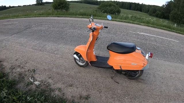 15-летний скутер Suzuki почти Vespa,отзыв #скутер#verde#hondadio#питбайк#погоняотдпс