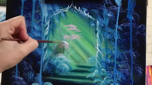 STUDIO TOUR & PAINTING TUTORIAL!!? STEP BY STEP “SPRING BEAUTY" смотреть онлайн