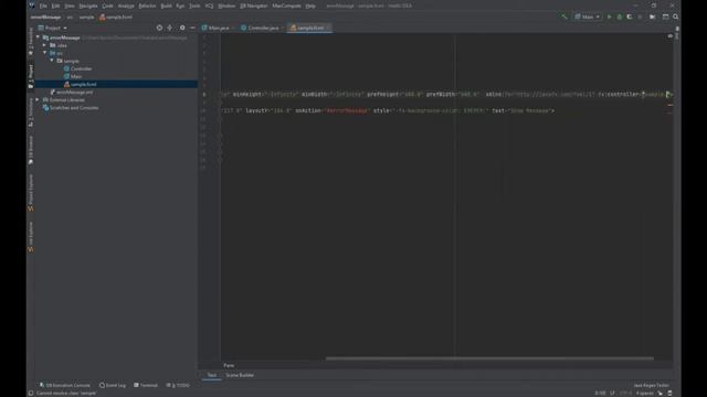 Snackbar Error Message JavaFX смотреть онлайн
