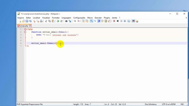 Como criar funções com PHP смотреть онлайн