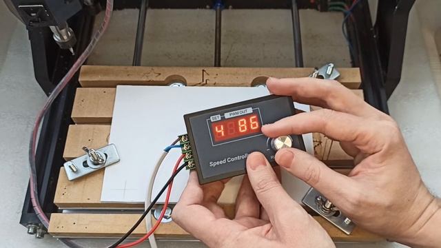 ШИМ регулятор оборотов шпинделя CNC 3018 смотреть онлайн
