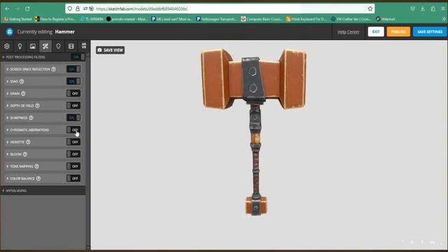 Tutorial upload 3D models to Sketchfab timelapse смотреть онлайн