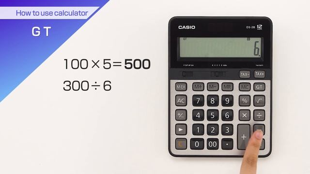 CASIO【How to use calculator GT key】 смотреть онлайн