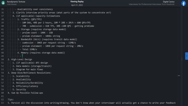 System Design Interview with a Facebook Engineer: Design Online Judge смотреть онлайн