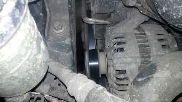 проверка обгоной муфты генератора Volvo XC60 смотреть онлайн