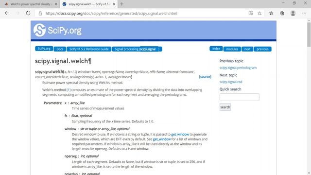 Calculate Wave Spectrum Using Welch Method смотреть онлайн