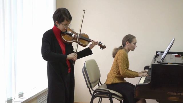 П  Сарасате  Цыганские напевы исп. Дарья Седых (скрипка) и Виктория Вохмина (фортепиано)