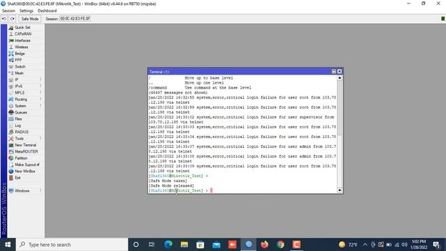 How to use Safe Mode in Mikrotik Router || Mikrotik Tutorial 24 How to Use Safe Mode || Shafi360 смотреть онлайн