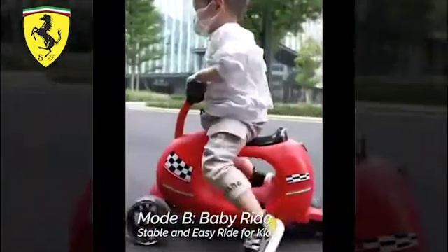 Ferrari® 4 In 1 Twist Scooter смотреть онлайн