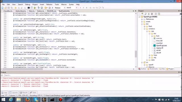 OpenFL GUI Demo - Labels, TextBoxes, Buttons and Checkbox смотреть онлайн