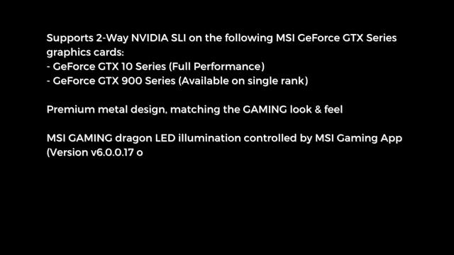 MSI 2WAY SLI HB BRIDGE L SLI Bridge смотреть онлайн