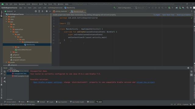 #2 Kotlin Full Course | IDE Installation & Writing the First Program in Kotlin | App Development смотреть онлайн