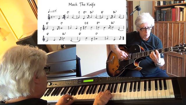 Mack The Knife - guitar & piano jazz cover - Yvan Jacques смотреть онлайн