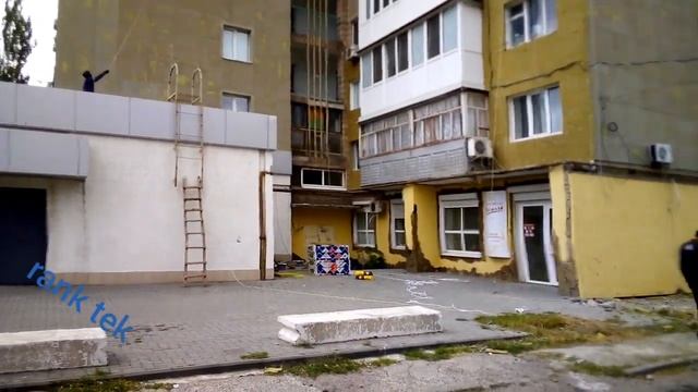 Утепление  высотного дома. Бердянск.The Wall Warming
