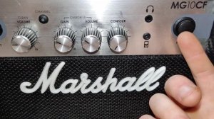 САМЫЙ ДЕШЁВЫЙ ГИТАРНЫЙ УСИЛИТЕЛЬ Marshall mg 10. Так ли плох?