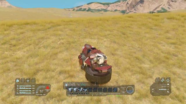 ONE THRUSTER SKIMMER - AESTHETICS ARE PRIORITY, DUH - Space Engineers - Goodbye Early Game Rovers смотреть онлайн