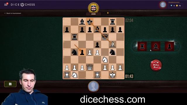 Dice Chess 🎲♟️  ОТКРЫТЫЙ турнир + игра с подписчиками на партнёрском сайте ✔️ Dicechess.com 👍