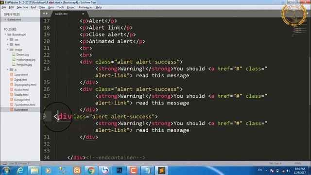 Qhia website bootstrap4 alert part8 смотреть онлайн