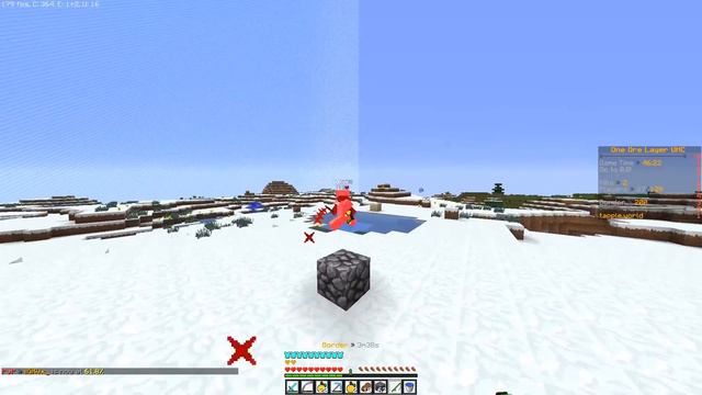 Minecraft UHC but all the ORES are in one LAYER... смотреть онлайн