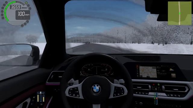 Обзор Машины BMW 320D M SPORT(G20)2019.В Игре City Car Driving.Pegass Рулит. смотреть онлайн