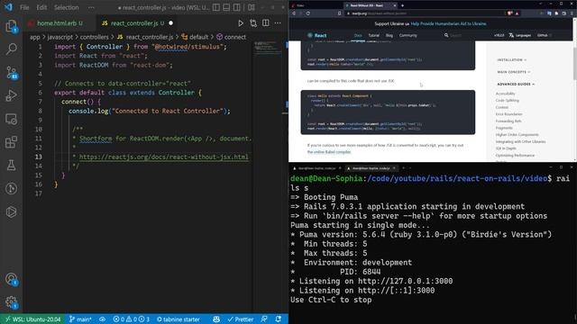 React On Rails 7 With Importmaps смотреть онлайн