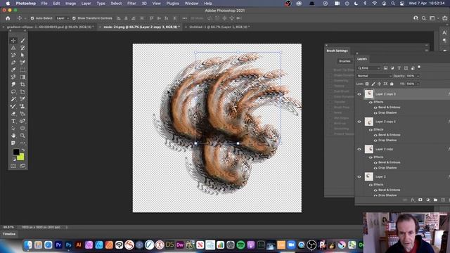 How To Impressionist Painting In Photoshop Tutorial | Graphicxtras смотреть онлайн
