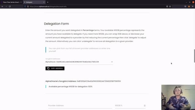 Songbird Delegation Process on MetaMask смотреть онлайн