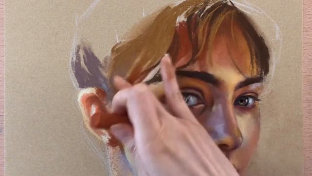 Pastel Portrait - Step By Step | 파스텔 초상화