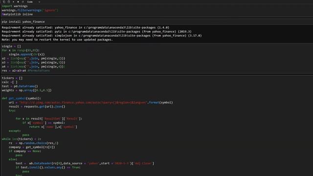 Dow Jones - Rough Portfolio Builder - Match Stocks For Systematic Risk reduction during pandemics смотреть онлайн