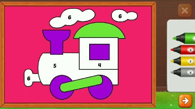 coloring games color & paint videos for kids paint by numbers смотреть онлайн