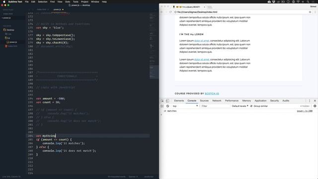 jQuery for Total Noobs Vol. 1: #16 Conditionals and If/Else Statements смотреть онлайн