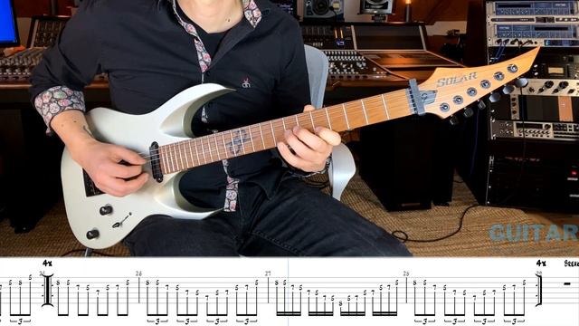 IMPROVE YOUR RHYTHM WITH THIS GUITAR PLAY ALONG | #Pentatonic #Backing Track # Tabs