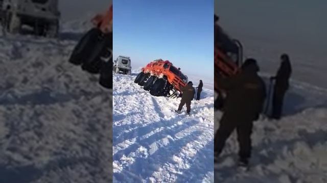 Вездеход снегоболотоход "Моська Слона выдернул" смотреть онлайн