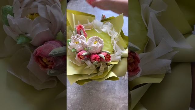 Букет из зефира. Сборка смотреть онлайн