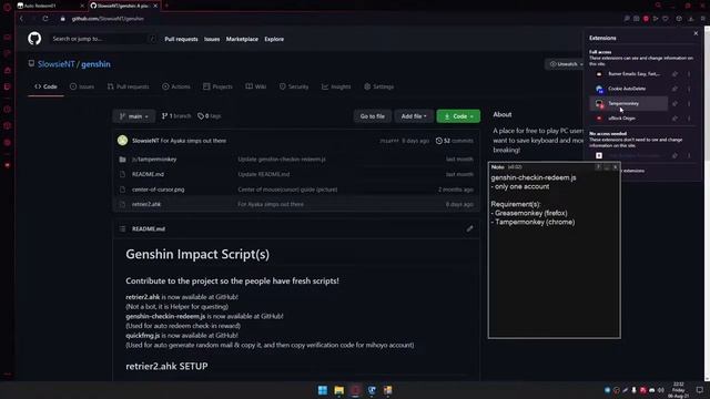 [Genshin Impact] Auto Redeem Check-in (one account) | Simple смотреть онлайн