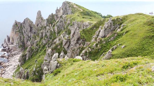 Живописный мыс Лисученко, Приморский край, путешествие во Врангель #природа#приморье#лето#море смотреть онлайн