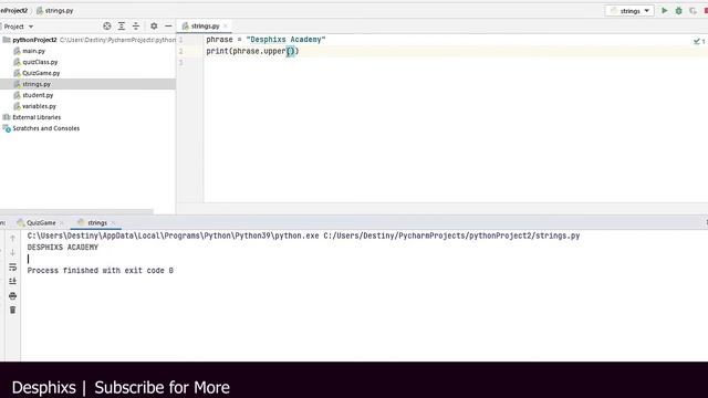 How to Use Strings in Python - Python Tutorial for Beginners - Day 3 смотреть онлайн